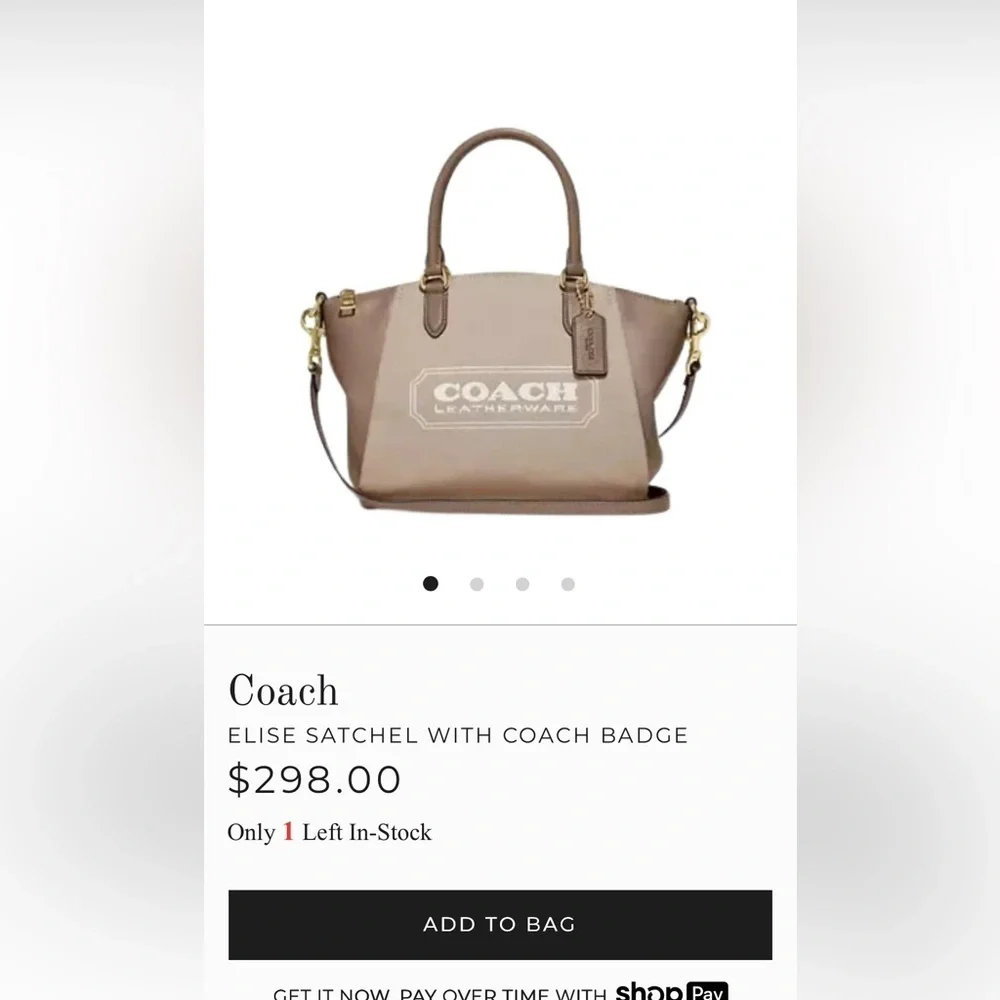 Coach 📏measurements length
